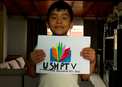 USMPTV llega a los corazones de muchos niños en el Perú